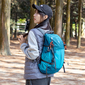 Womens Outdoor Hiking Backpack Lightweight Foldable Dual-Shoulder Mountain Climbing Bag 33L Traveling Trekking Bag