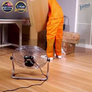 COOL POWER Powerful Strong Heavy Duty Industrial Electric Floor Fan Kipas Lantai Elektrik Industri Kuat Berkuasa