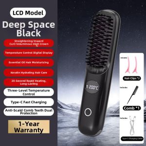 Baylegor | Negative Ion Hair Protection Wireless Straightening Comb 2-in-1