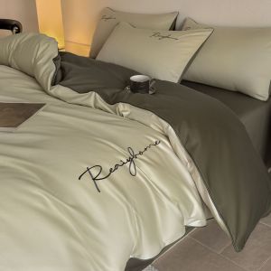 Luxurious 60-Thread Count Long Staple Cotton Bedding Set 4 Pieces