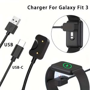 Compatible for Samsung Galaxy Fit 3 Charger Cable Magnetic USB C Replacement Charging Cable Dock for Galaxy Fit3 Smartwatch