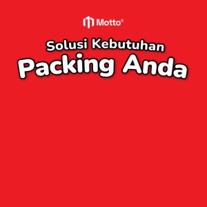 Lakban 45mm x 150 Yard Bening / Cokelat - 1 Pcs/Roll (Satuan) - Lakban OPP - Motto Tape