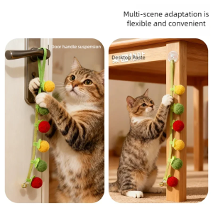 Small Eco-Friendly Cat Mint Toy with Integrated Bell for Self-Entertainment Relieves Boredom And Teething for Cats Pet Chew Toy