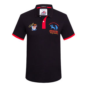 Summer Short-Sleeved Mens T-shirt Lapel Polo Shirt Competition Golf Jersey Clothing Genuine Breathable Sports Brand