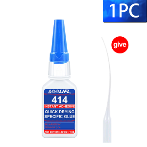 LOOLIFL | LOOLIFL 414 Instant Adhesive Strong Super Glue Cyanoacrylate Universal Mighty for Resin Ceramic Metal Glass diy Fast Dry tool