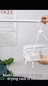 Multi-clip Clothes Drying Rack for Home Drying Socks Multi-functional Balcony Drying Underwear Special Drying Clip Rack