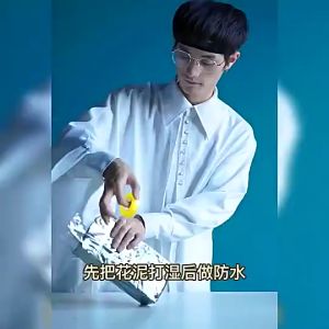 Flower Wrapping Paper Double Frame Border Line Cellophane Kertas Buket Bunga Cellophane Florist KB036