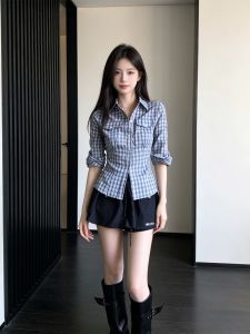 DUOMIAOTU | Summer Korean Style Retro College Wind Dress Set