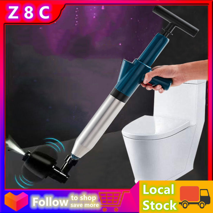 Toilet Plunger High Pressure Electric Air Drain Blaster Sink Dredge Clog Remover
