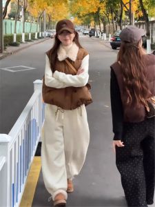 SHIMO | Fashionable Small Size Sheepskin Women Down Vest