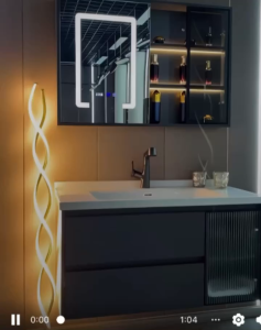 LHệ FREESHIP Tủ gương lavabo phòng tắm MILOR nhựa PVC đặc lõi cao cấp siêu bền đẹp - TCF - Bảo hành 10 năm