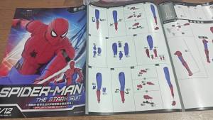 NEW Fondjoy Spiderman The Stark Suit Anime Action Figure Spider-Man 1/12th Scale Plastic Model Garage Kit Collection Statue Toys