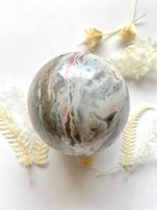 Natural Ocean Jasper Sphere 8.5cm
