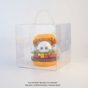 Panda Birthday Cake Building Toy Sweet Dessert Assembly Blocks Gift for Friends Classmates Students JAKA MK015 Plastic Model