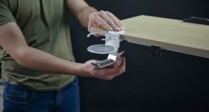 Headphone Hanger Stand Headset Mount with Drink Cup Holder for Gaming Under Desk Table Clamp-On Design