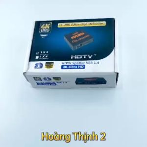 Bộ chia HDMI 1 ra 2 - 4K chia HDMI 1 ra 4 khuếch đại tín hiệu công suất 3D tách HDCP 1080P chất lượng cao