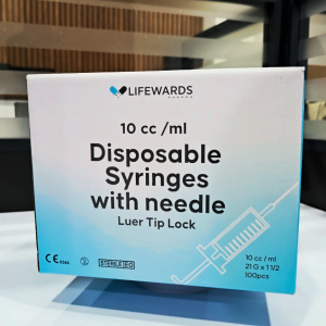 Lifewards Disposable Syringe 10cc with Needle