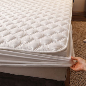 Class a Pure Cotton Antimicrobial Bed Mattress Protector Cover Cotton Quilted Bed Canopy for Home Use Maternity Baby Bedding