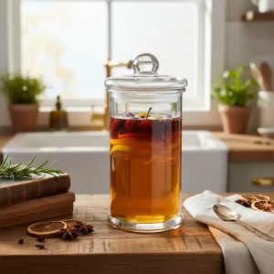 Bình Ngâm Rượu Thủy Tinh 10L Trụ Trơn TT10L Dày Dặn - Đựng Thực Phẩm Ngâm Sâm Hoa Quả Đa Năng