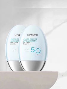 Shangpree Moisturizing Radiance Sunscreen Cream SPF50+60ml Womens Facial Sun Protection Lightweight Sensitive Skin Body Sunscreen Lotion
