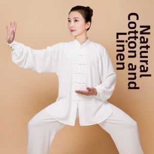 CORJANE | High-End Cotton Hemp Tai Chi Uniform
