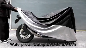 COD Waterproof Motorcycle Cover Outdoor Protection Universal Motor Cover Raincoat With Lock-Holes