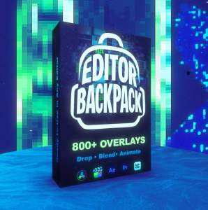 Editor Backpack – ชุดโอเวอร์เลย์ซินีม่า Vol.1 สำหรับโปรแกรมตัดต่อวิดีโอ
