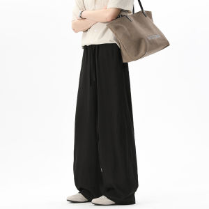 LIUBU | Retro Style Male Fashion Knit T-Shirt and Linen Pants Two-Piece Set