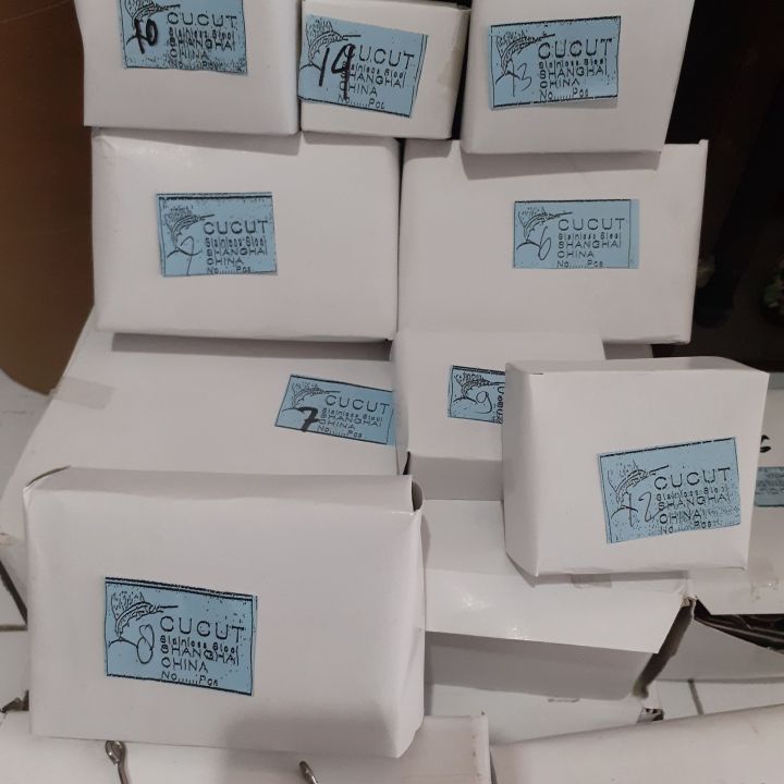 Kail Pancing Cucut Stainless Steel Monel Kail Pancing Monel Stainless Stenlis Cucut Harga 1 dus isi 100 kail
