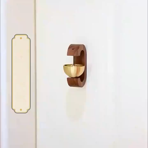 🔶【🔥Low Price】Japanese Wood Doorbell Chime Entrance Doorbell Shopkeepers Bell Japanese Wooden Wind Chimes for Home Shop