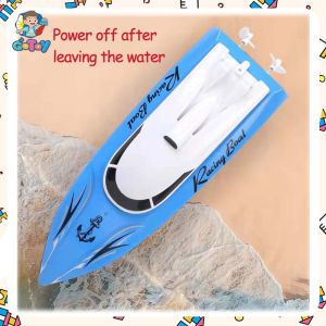 RC ฟรี รวมความเร็วสูง เรือแข่งเรือ ควบคุมระยะไกล เล่นเด็ก ขวัญ