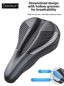 MONLEYTA | Ultra Soft Thickened Silicone Bike Seat Cushion Mountain Road Bicycle Seat Cover Cycling Single Speed Bike Accessories