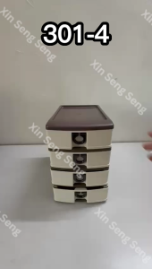 TOYOGO 4 Tier 5 Tier Plastic Mini Drawers