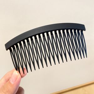 Solid Color Frosted Hairpin for Women Elegant Tidying up Stray Hairs Hair Comb Bangs Clip Fashion Girl Ponytail Clip