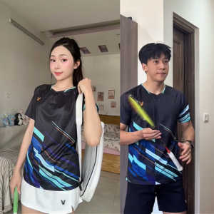Áo Cầu Lông Quần Cầu Lông Bộ Cầu Lông Nam Nữ Chuyên Nghiệp Vải Thoáng Khí A876 - V Badwear