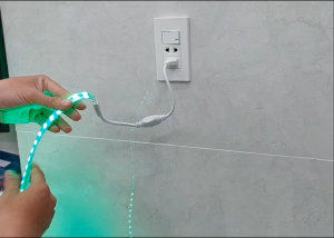 Đèn Led Dây Đôi 2835 Màu Xanh Dương Led Dây Đôi Trang Trí Hắt Trần Xanh Dương (bán theo met 20m trở lên tặng nguồn)