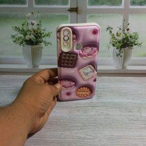 Case Vivo 1901 1902 1904 1906 2007 Softcase 3D Motif Cookies and Star Vivo Y11 Y12 Y15 Y17 Y12i