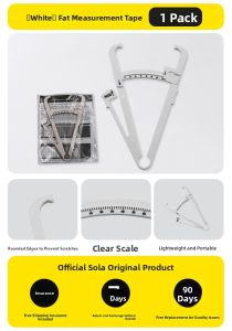 Professional 3D Fat Caliper Body Fat Clamp Soft Tape Measure Subcutaneous Fat Gauge Fitness Measurement Tool Yoga Supplies