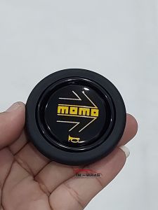 Horn Button Import Premium Tombol Klakson Arrow List Kuning Tulisan Momo
