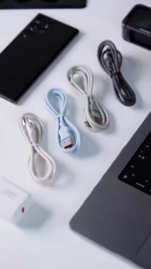 VEGER Kabel Data V-280 Micro USB/V-290 Type C/V-300 Lightning ( ECER ) 3.0 1M Data Cable Fast Charging