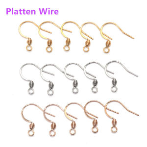 20-50Pcs 304 Stainless Steel French Wire Earring Hooks Hypoallergenic Jewelry Making Findings Ear Wires Nickel Free