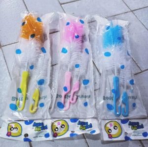 SIKAT BOTOL SUSU BAYI 2 IN 1 BPA FREE PERLENGKAPAN BAYI BARU LAHIR PEMBERSIH BOTOL SUSU / SIKAT BOTOL SUSU BAYI NEW BORN
