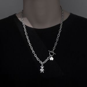 Vòng Tay Lắc Tay Titan Cao Cấp Không Gỉ Khoá Cài Gấu Bear Cho Nam & Nữ Beo Chan