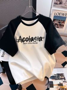 Áo Thun Nam Tay Ngắn Mùa Hè Dáng Rộng Thường Ngày in Họa Tiết Màu Đen Trắng Thời Trang Hợp Thời Trang Thoải Mái Thoáng Khí