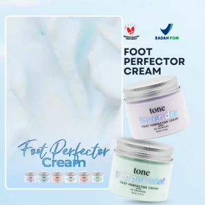 TONE - Foot Perfector Cream 50ml | Krim Perawatan Kaki Pelembab Kulit Sehat Lembut