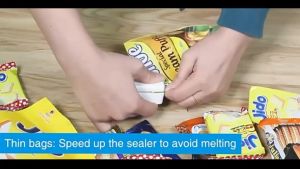 DuduMart Rechargeable Mini Sealing Machine Household Snack Plastic Packaging Bag Small Heat Seal