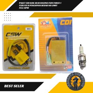 PAKET CDI KOIL BUSI RACING FIZR FORCE 1 F1ZR FIZ R PENGAPIAN BESAR NO LIMIT FULL RPM