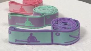 Yoga Stretching Belt Dance Stretching Band Elastic Yoga Resistance Bands Home Pilates Exercise Pull Strap Belt Fitness Sport