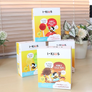 Simple Health วิตามินอมยิ้ม อมยิ้มวิตามินเด็ก I-Kids Pops Vitamin Candy ช่วยชุ่มคอ ลดการระคายคอ สำหรับเด็ก แบบแท่ง 4 รสชาติ