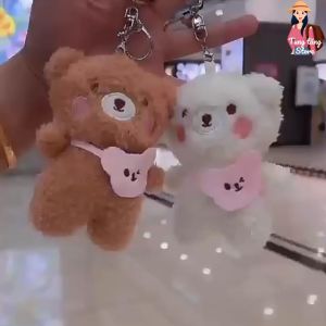 Móc khóa thú bông móc khóa gấu túi ngộ nghĩnh dễ thương mềm mại dùng treo balo túi xách treo móc khóa PKTTS06